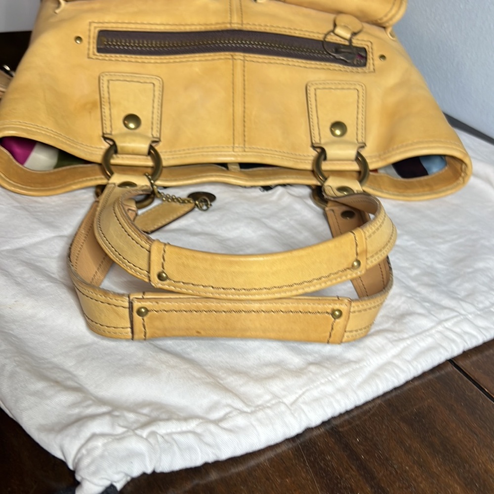 Coach ‘07 Legacy Camel Leather GiGi Tote Carryall + Full Size Camel Wallet *SET* - Picture 5 of 11